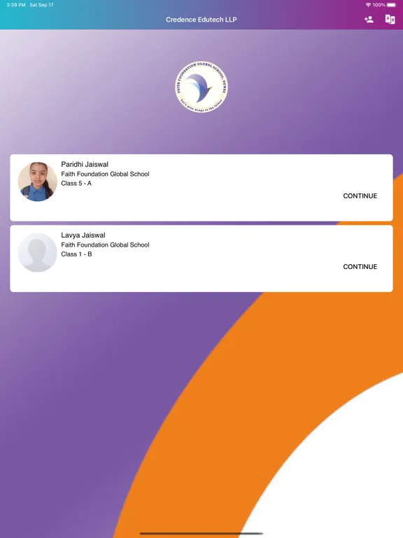Credence Edutech LLP iPad  스크린샷