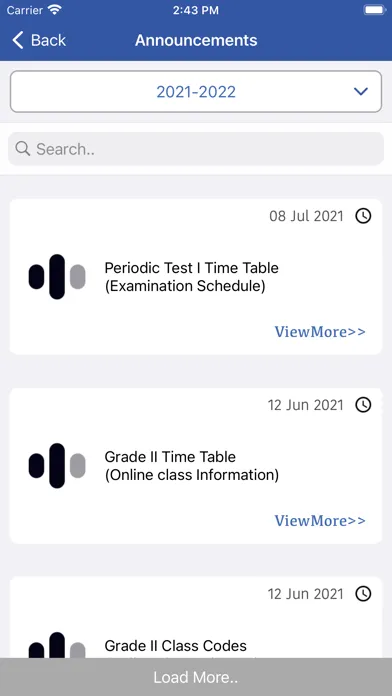 Elate Parent Portal سکرین شاٹس