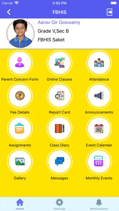 Foster Billabong Parent Portal スクリーンショット