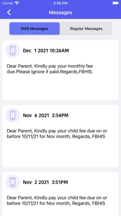 Foster Billabong Parent Portal スクリーンショット