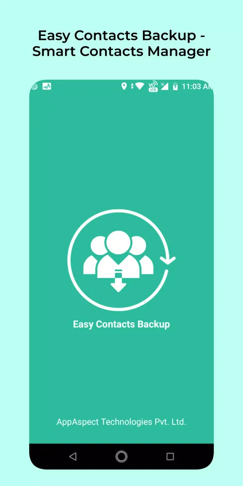 Easy Contacts Backup Screenshots