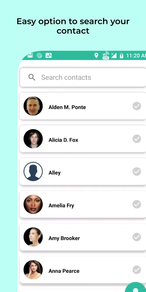 Easy Contacts Backup Screenshots