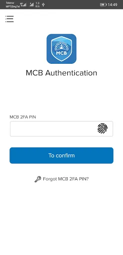 MCB Authentication سکرین شاٹس