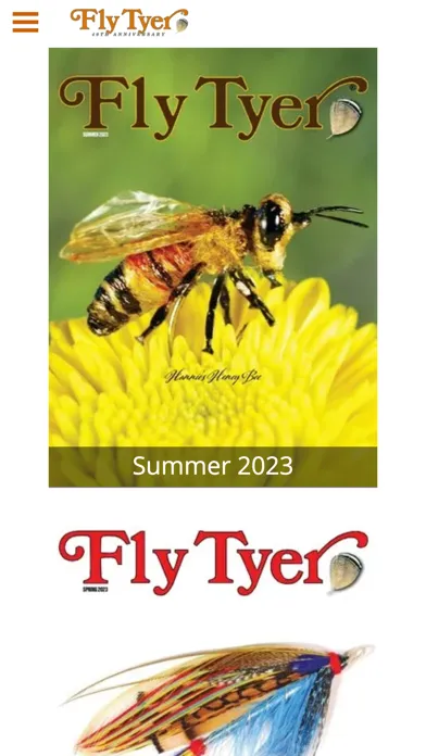 ภาพหน้าจอของ Fly Tyer Magazine