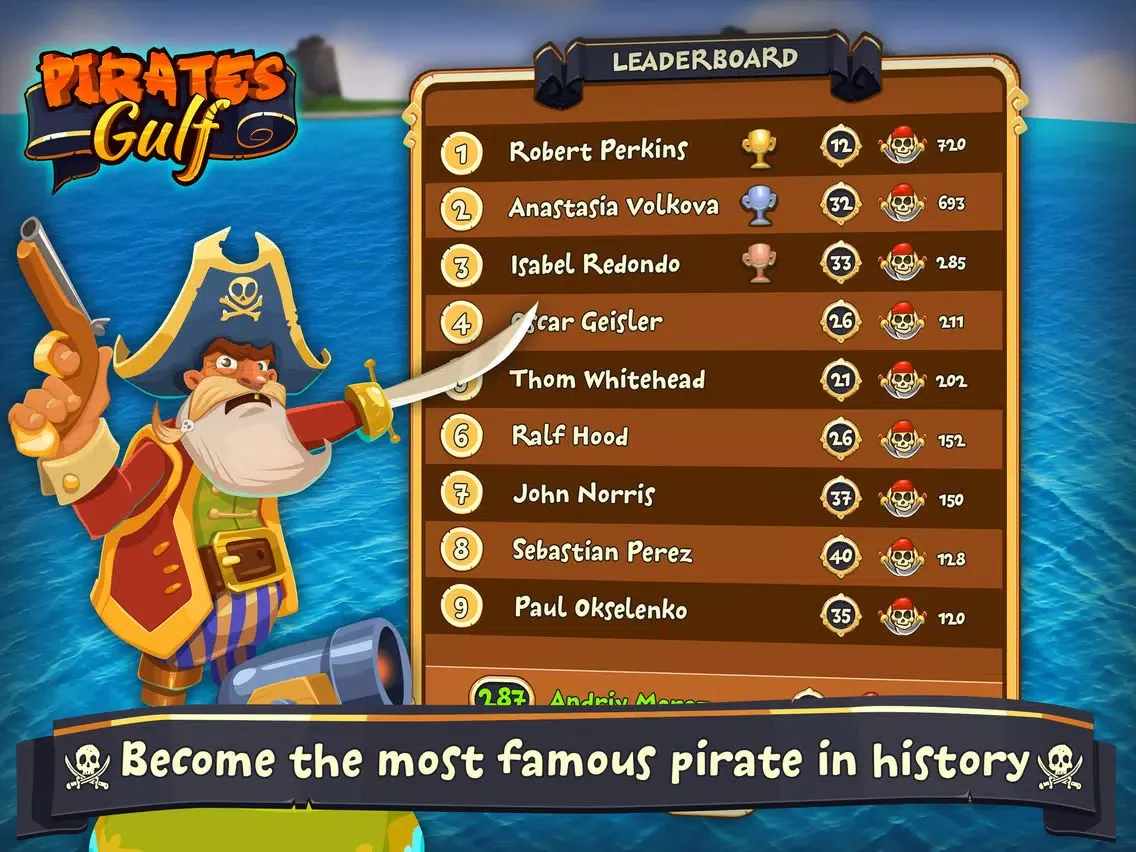 Pirates Gulf iPad  سکرین شاٹس