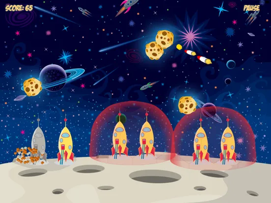 Ảnh chụp màn hình của Moon Defence iPad 