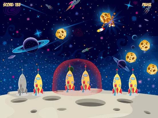 Ảnh chụp màn hình của Moon Defence iPad 