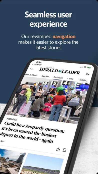 Lexington Herald-Leader News سکرین شاٹس