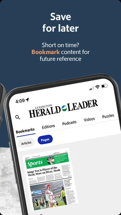Lexington Herald-Leader News سکرین شاٹس