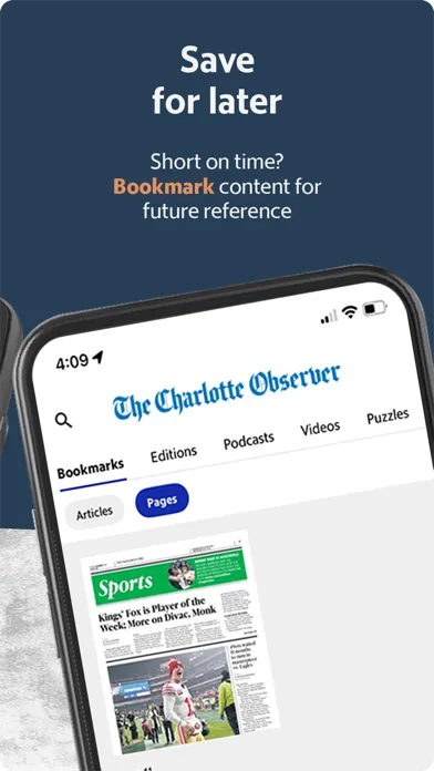 The Charlotte Observer News スクリーンショット