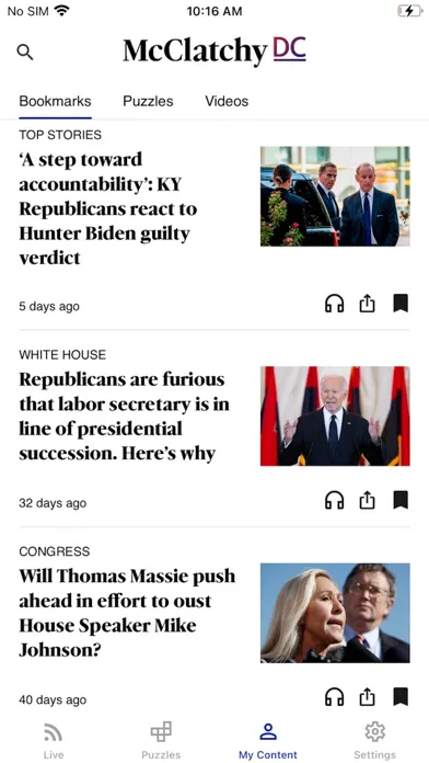 Ảnh chụp màn hình của McClatchy DC Bureau