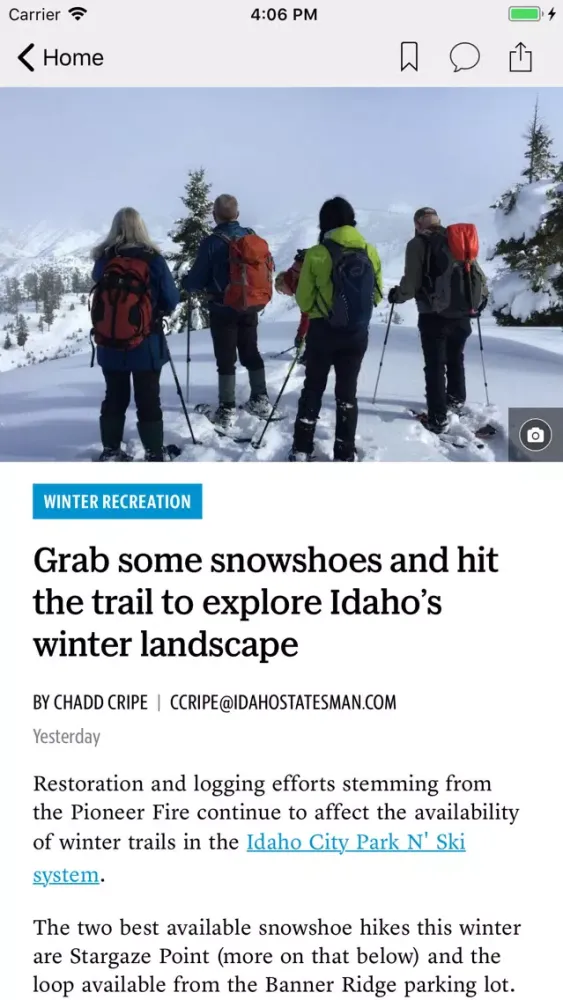 Capturas de pantalla de Idaho Outdoors