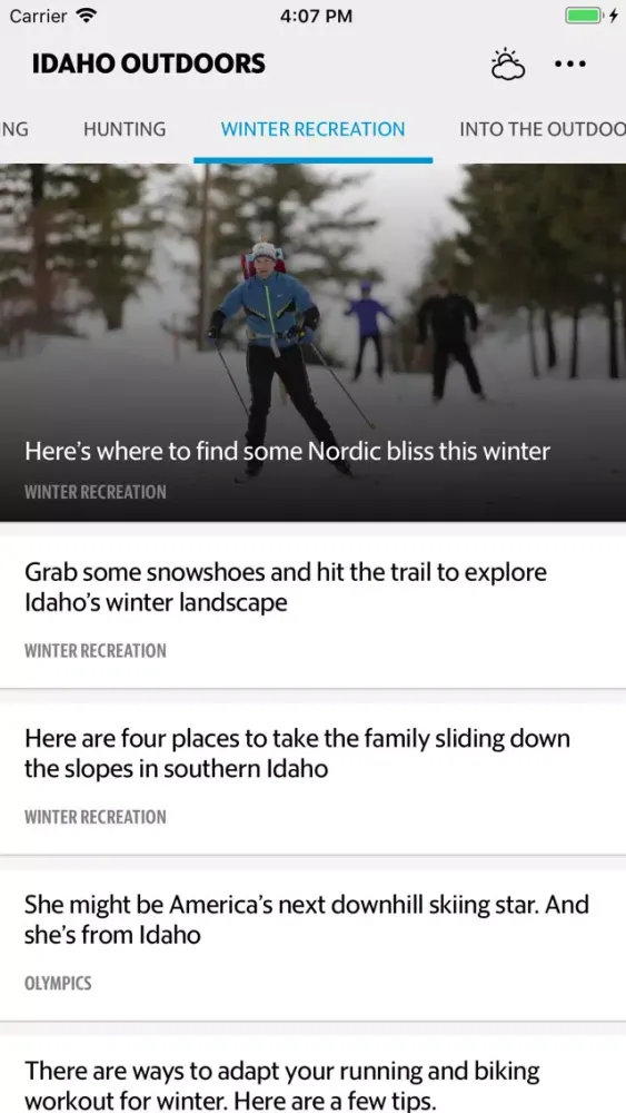 Capturas de pantalla de Idaho Outdoors