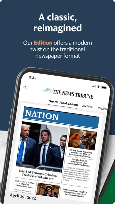Screenshot di The News Tribune News
