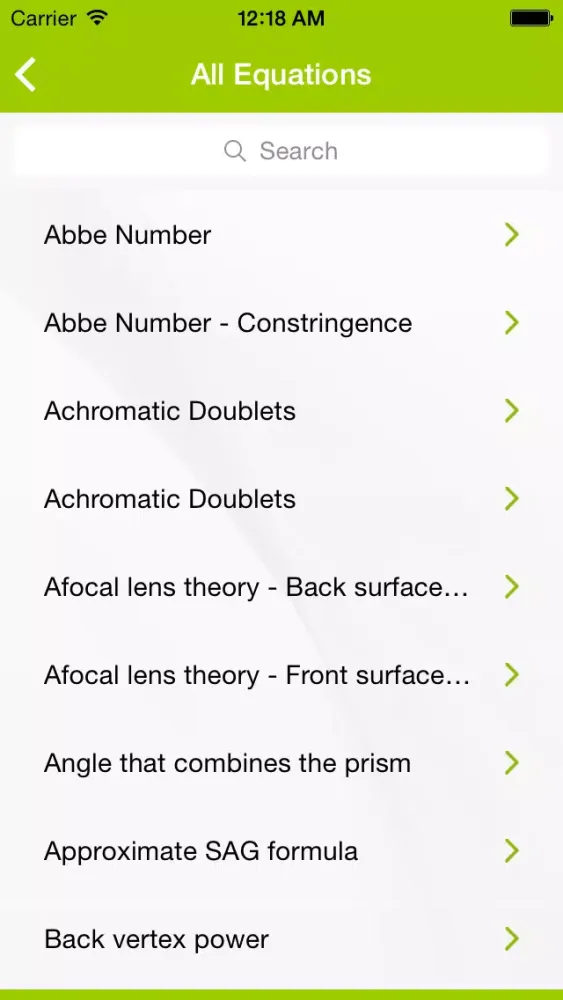 Скриншоты McCray Optical Equations