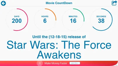Ảnh chụp màn hình của Movie Countdown