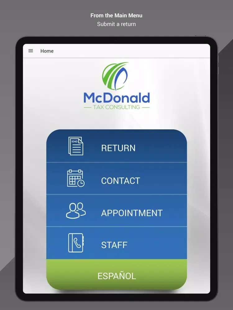 McDonald Tax iPad  スクリーンショット