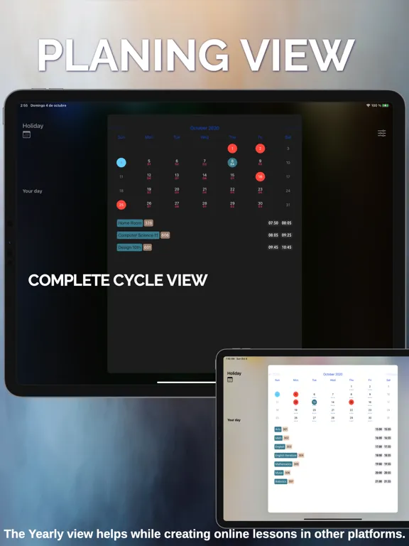 تصاویر Super School Timetable iPad 