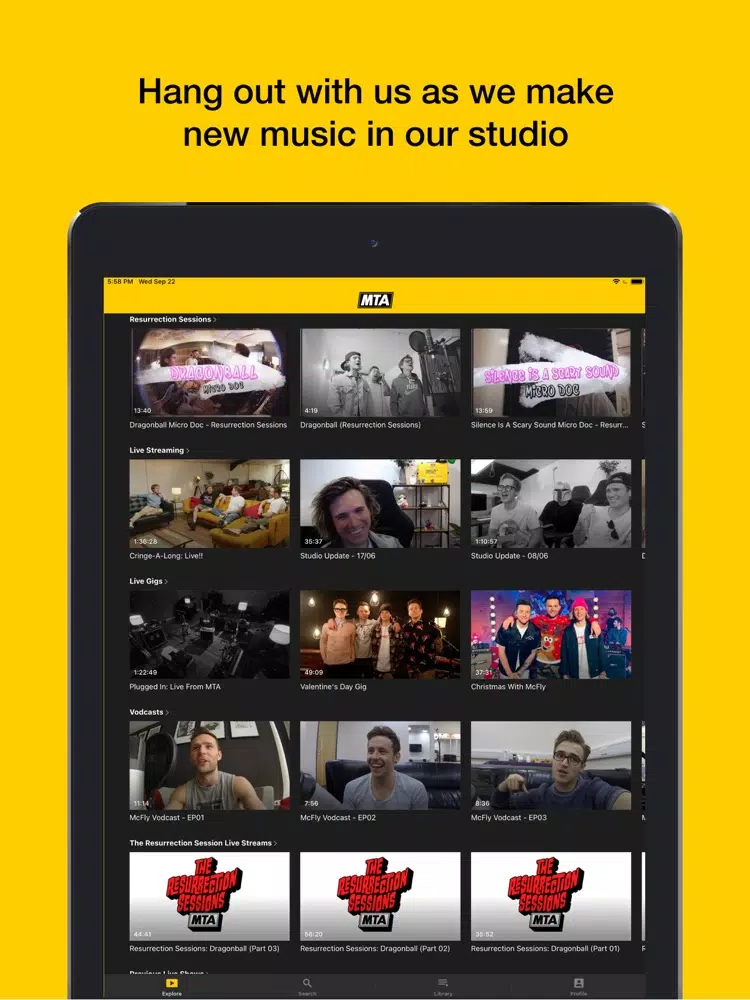 McFly Total Access iPad  سکرین شاٹس