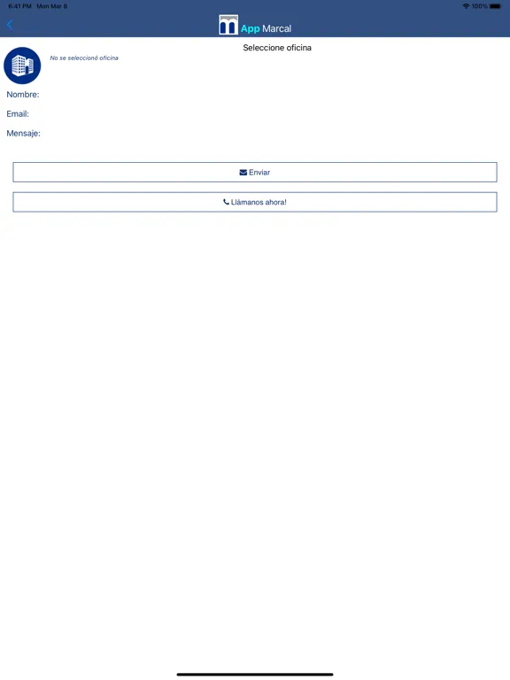 Marcal App iPad  스크린샷