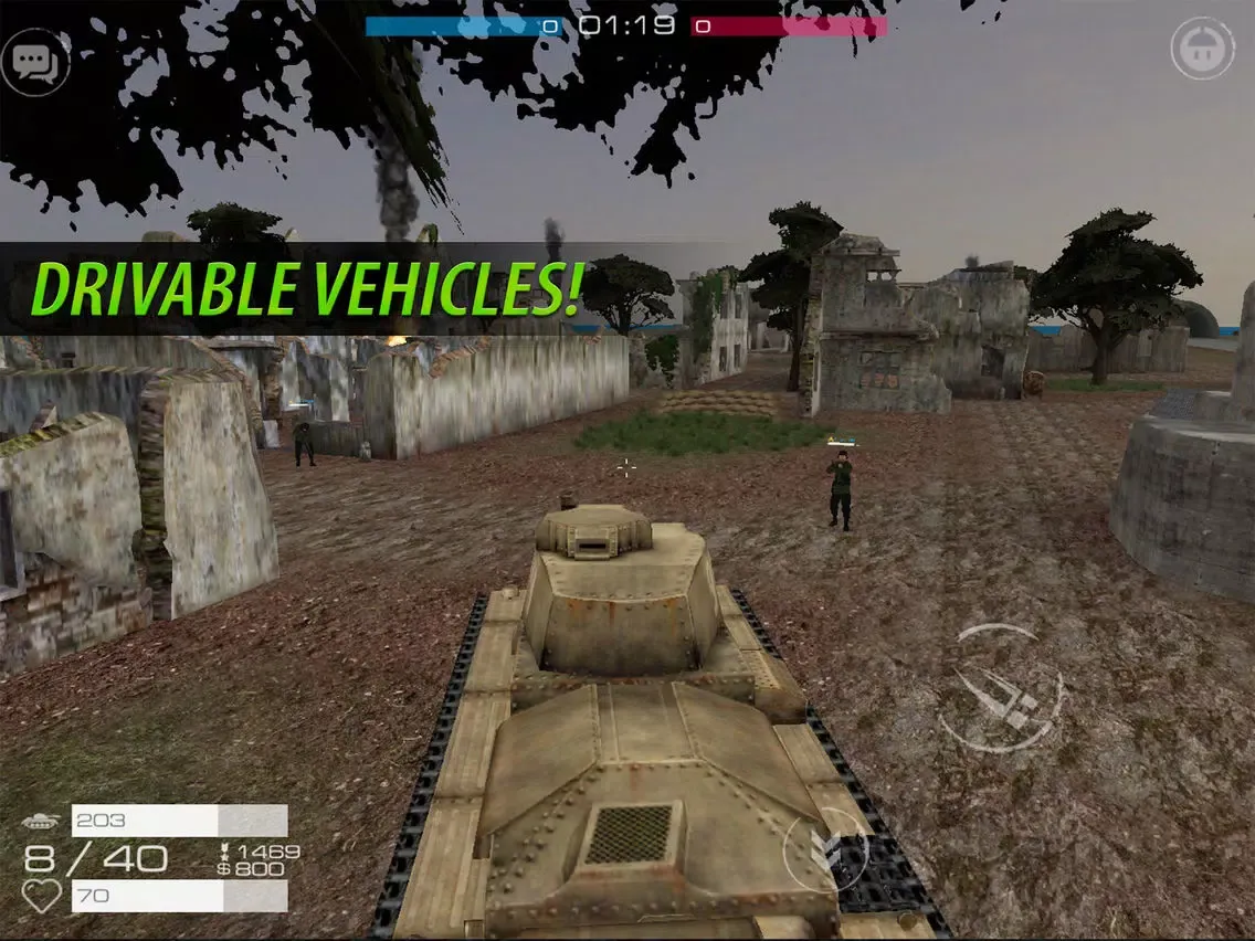 Vanguard Online Multiplayer Shooting - WW2 iPad  Screenshots