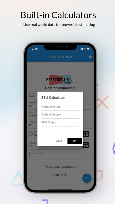Ảnh chụp màn hình của Prestige ACCM
