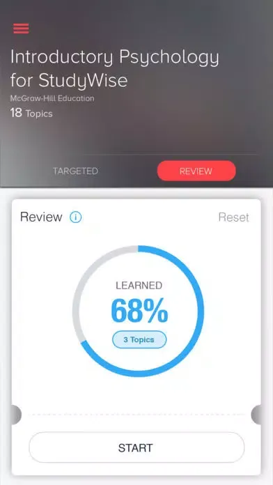 StudyWise Intro. Psychology Screenshots