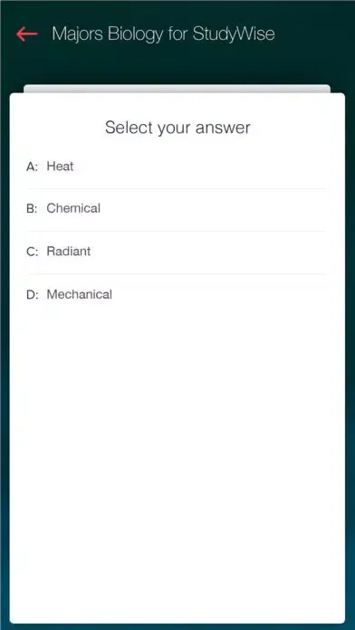 StudyWise Majors Biology Screenshots
