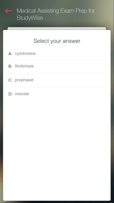 StudyWise Med Asst Cert Review Screenshots