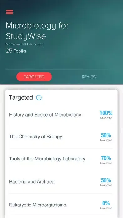 StudyWise Microbiology سکرین شاٹس