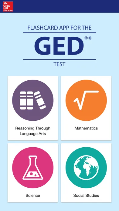 MHE Flashcard App for the GED®应用截图