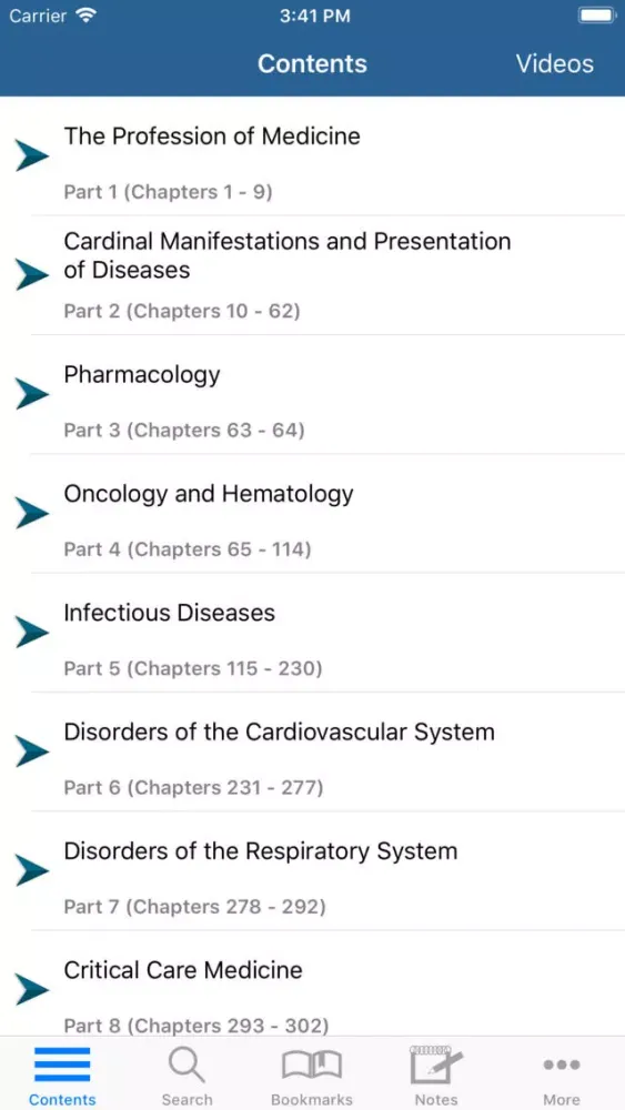 Harrison’s Internal Med. 20/E Screenshots