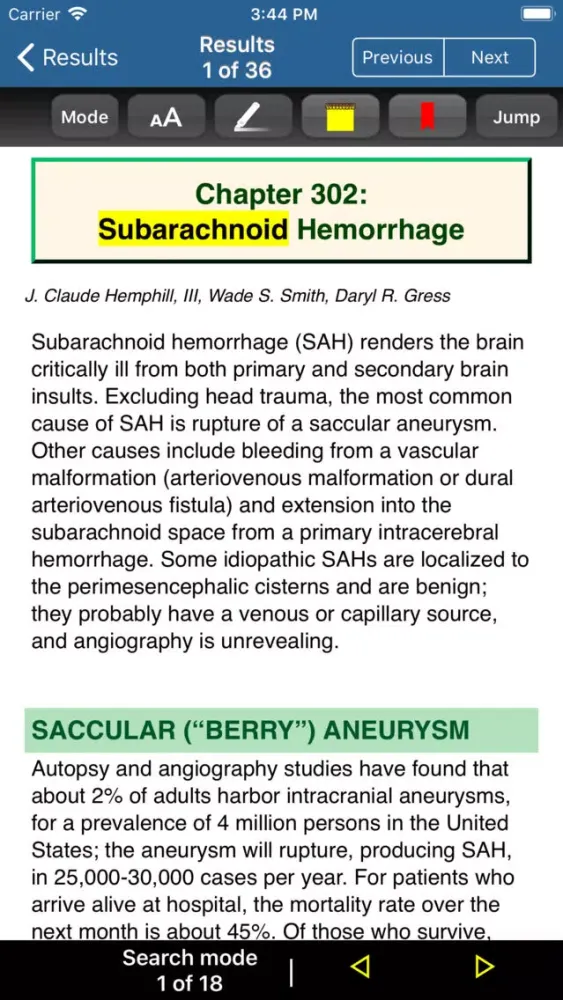 Harrison’s Internal Med. 20/E Screenshots
