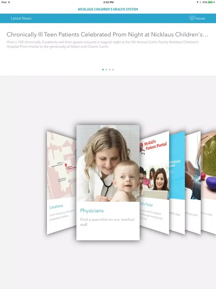 Tangkapan skrin Fit4KidsCare iPad 