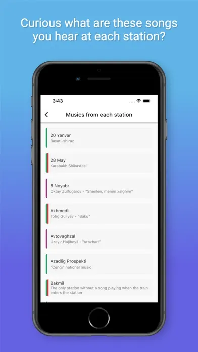 Baku Metro Navigator Ekran Görüntüleri