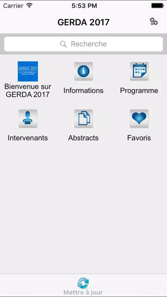 Screenshot di GERDA 2017