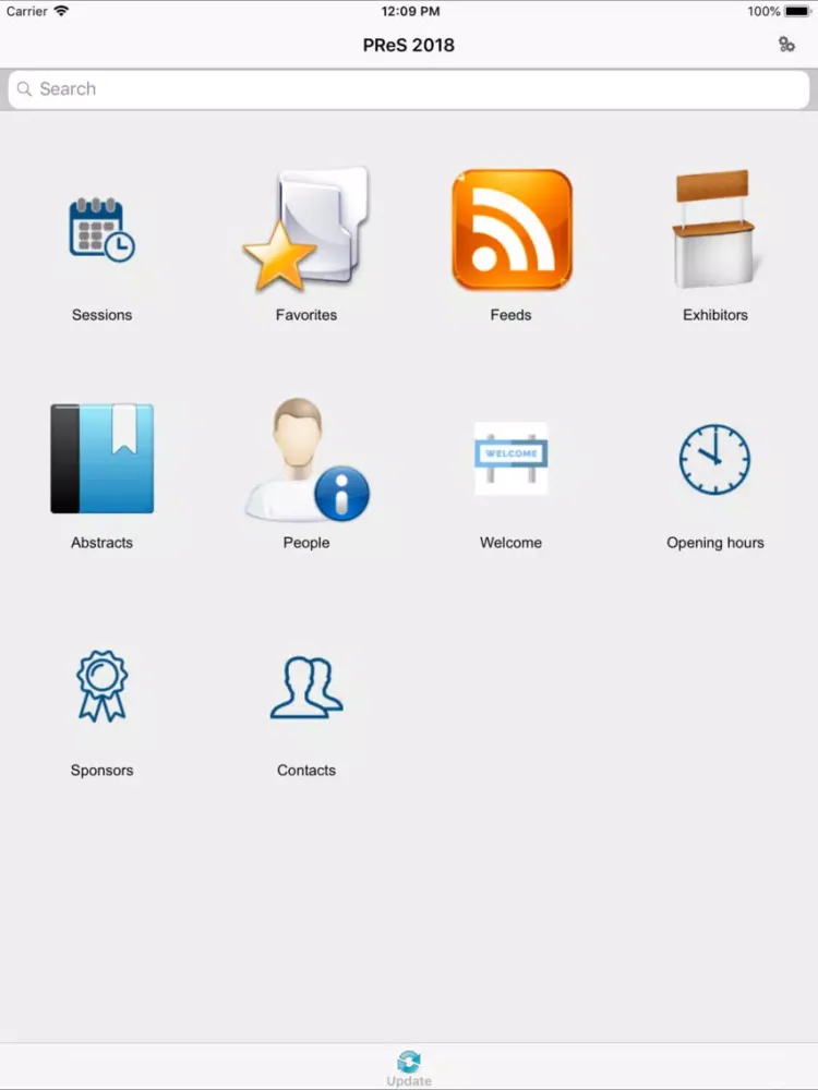PReS 2018 iPad 应用截图