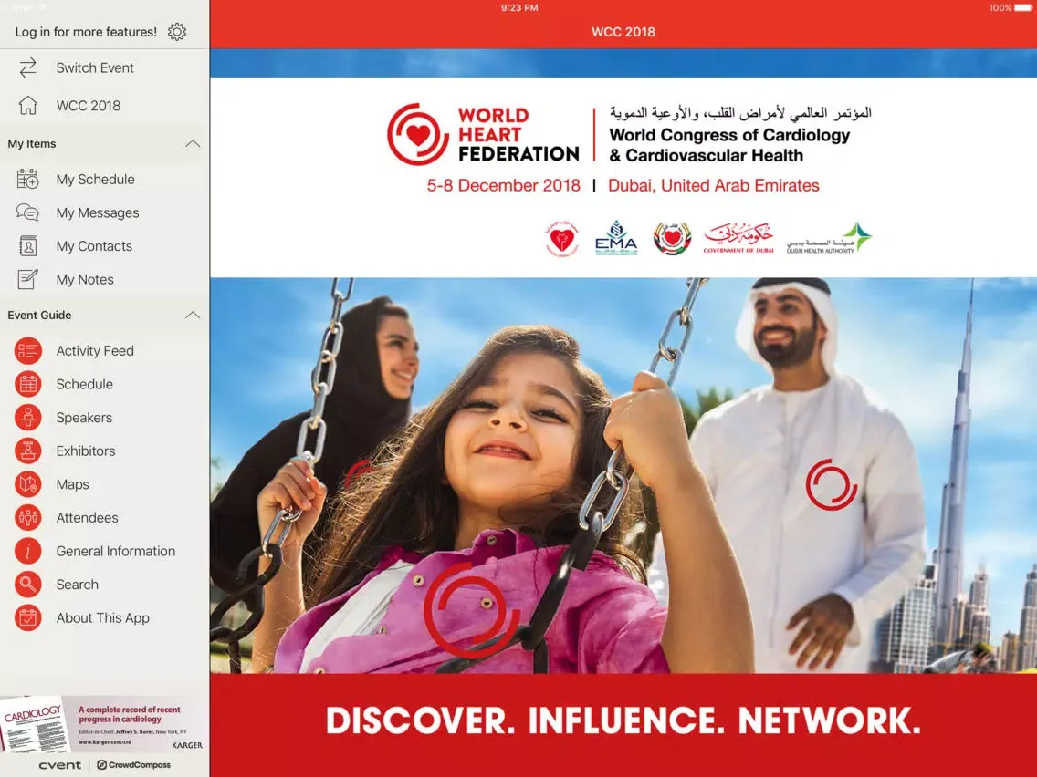 Tangkapan skrin WCC 2018 Dubai iPad 