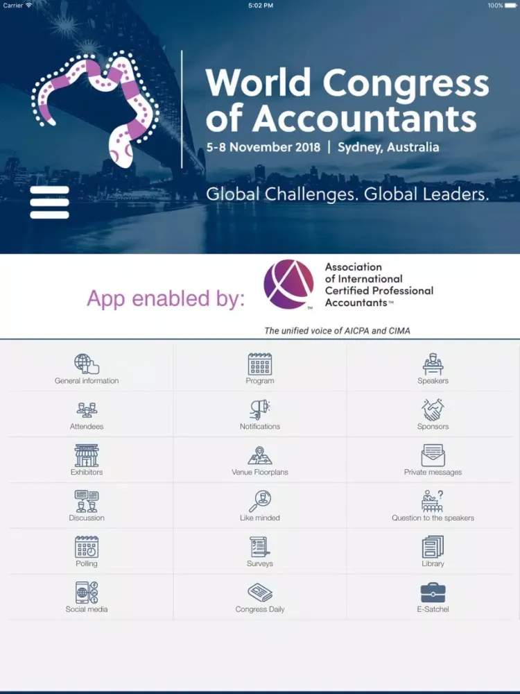 تصاویر World Congress of Accountants iPad 