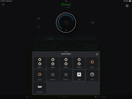 McIntosh Connect iPad  Screenshots