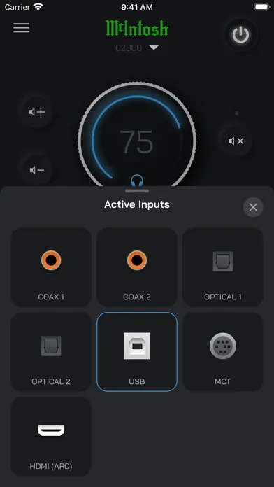 McIntosh Connect Screenshots