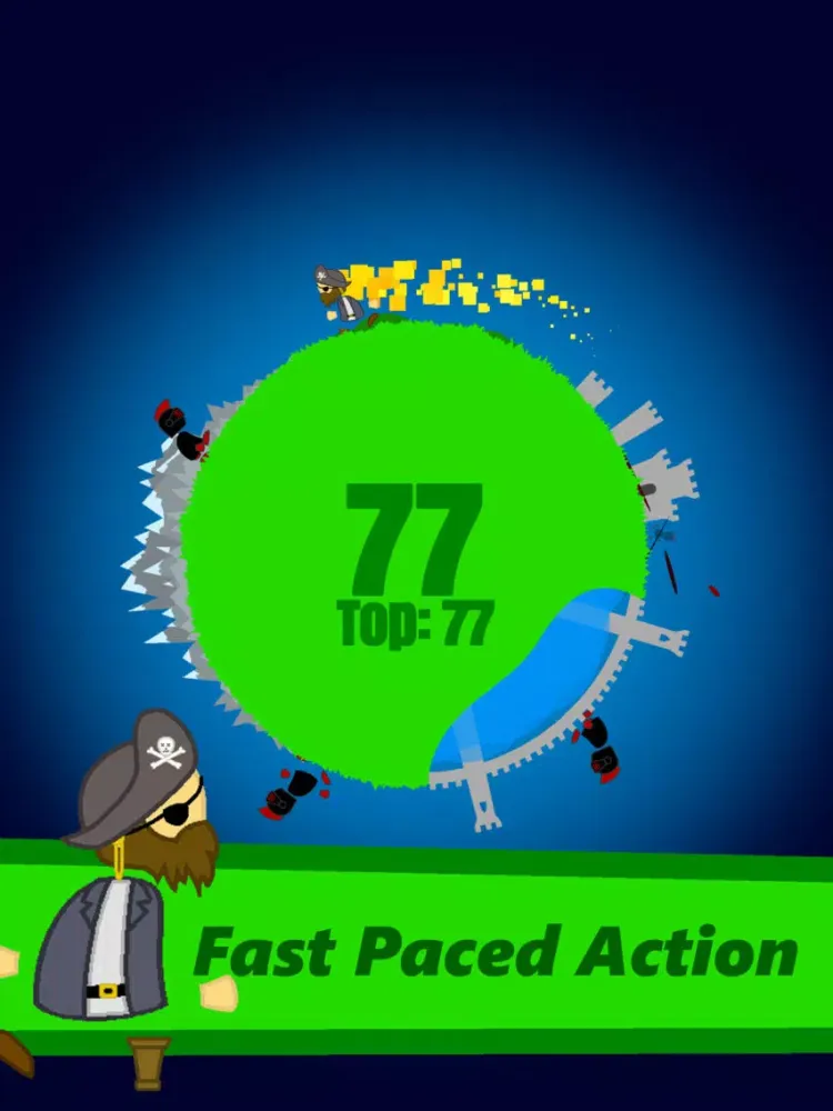 Planet Fight - Flip Hit Runner iPad  स्क्रीनशॉट