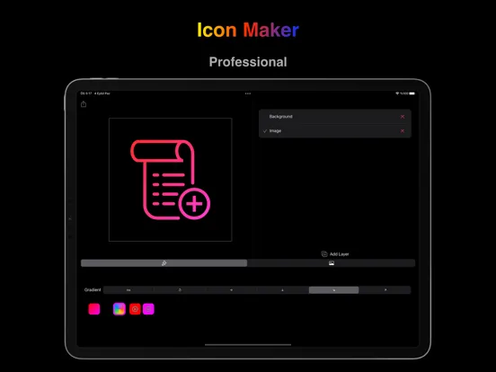 Capturas de pantalla de Icon Maker Professional iPad 