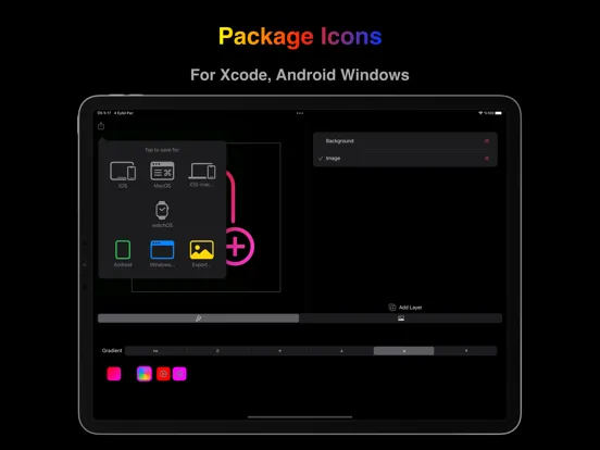 Capturas de pantalla de Icon Maker Professional iPad 