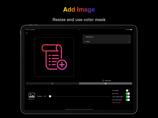 Capturas de pantalla de Icon Maker Professional iPad 