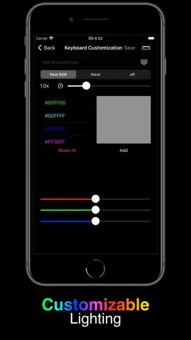 RGB Keyboard Screenshots