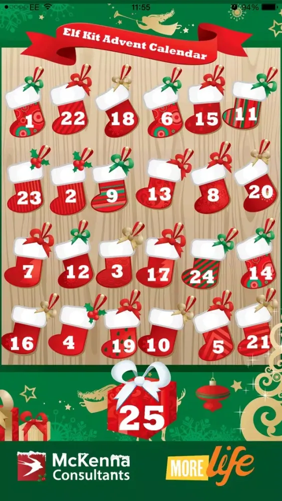 ElfKit Festive Fitness Advent Calendar 2015 Screenshots