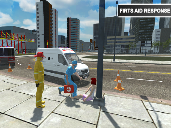 Ambulance Rescue 911 Sim iPad  스크린샷