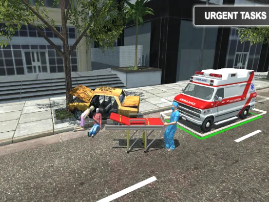 Ambulance Rescue 911 Sim iPad  स्क्रीनशॉट