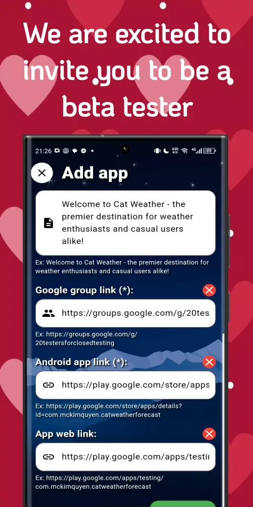 Be My Tester Ekran Görüntüleri